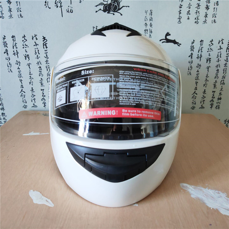 Motorcycle Helmet Inner Sun Visor Lens - หมวกกันน็อคแบบเปิดคางสำหรับรถจักรยานยนต์ พร้อมแผ่นบังแดดด้านใน เลนส์คู่เพื่อความปลอดภัย สำหรับการแข่งรถแบบเต็มใบ