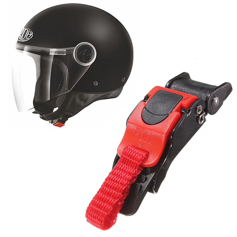 Quick Release Buckle Motorcycle Helmet - หมวกกันน็อครถมอเตอร์ไซค์มอเตอร์ไซด์หัวเข็มขัดปลดเร็วแบบคลิปเย็บความเร็ว Tali Dagu 9เกียร์