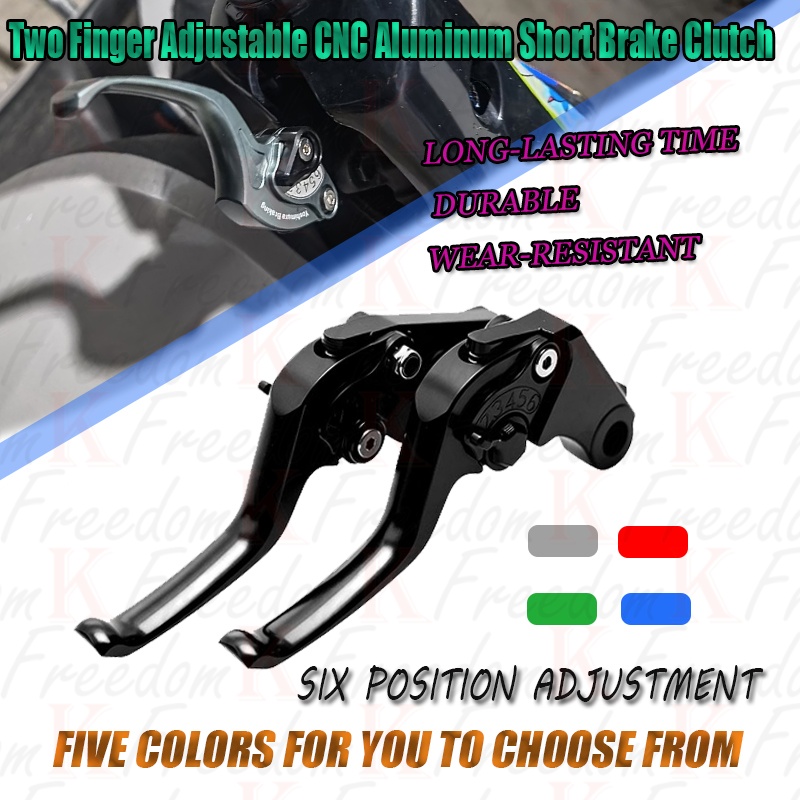 Cnc Aluminum Adjustable Brake Clutch Levers - สำหรับ CB599 CB600 CB919 1998‑2007 คันเบรกและคลัตช์แบบปรับได้สองนิ้วสำหรับมอเตอร์ไซค์