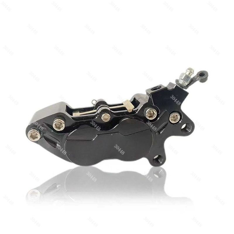 Scooter Parts - คาลิปเปอร์เบรกสี่ลูกสูบ CNC สำหรับมอเตอร์ไซค์ สกู๊ตเตอร์ไฟฟ้า Niu รุ่นดัดแปลง