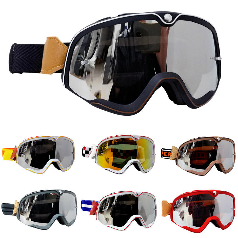 Off Road Motocross Helmet Goggles Set - Retro แว่นตาวิบาก MX Off Road Dirt
