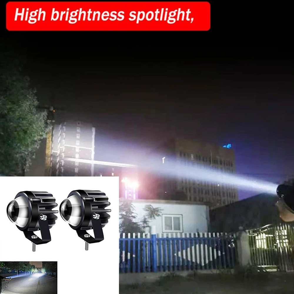 ไฟเลเซอร์ LED สำหรับรถบรรทุก S - Universal Motorcycle Led Headlight Projector บทวิจารณ์และราคา