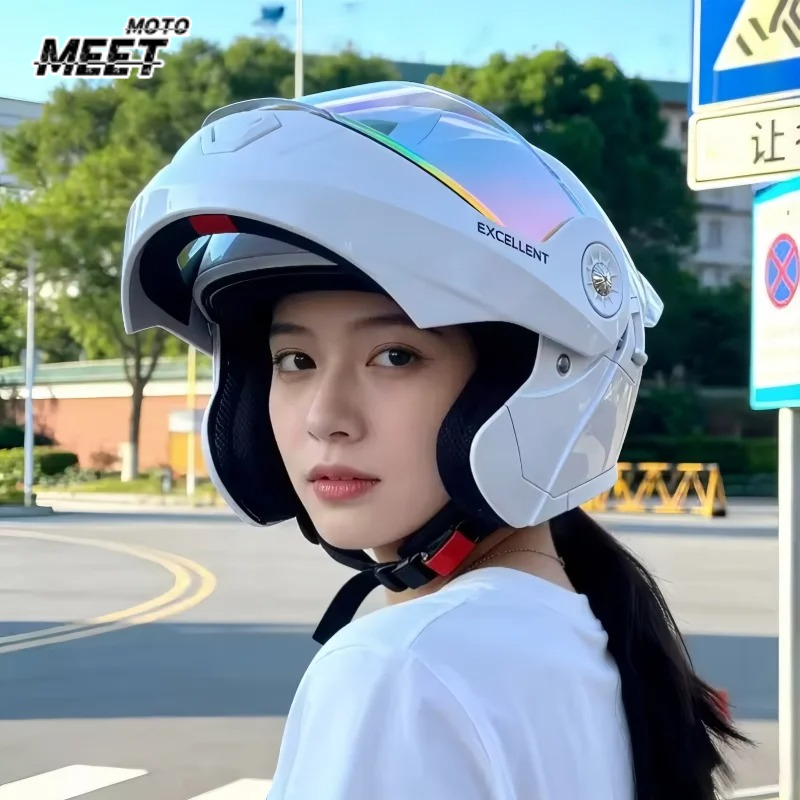 หมวกกันน็อคมอเตอร์ไซค์แบบโมดูล - Motorcycle Helmet Inner Sun Visor Lens บทวิจารณ์และราคา