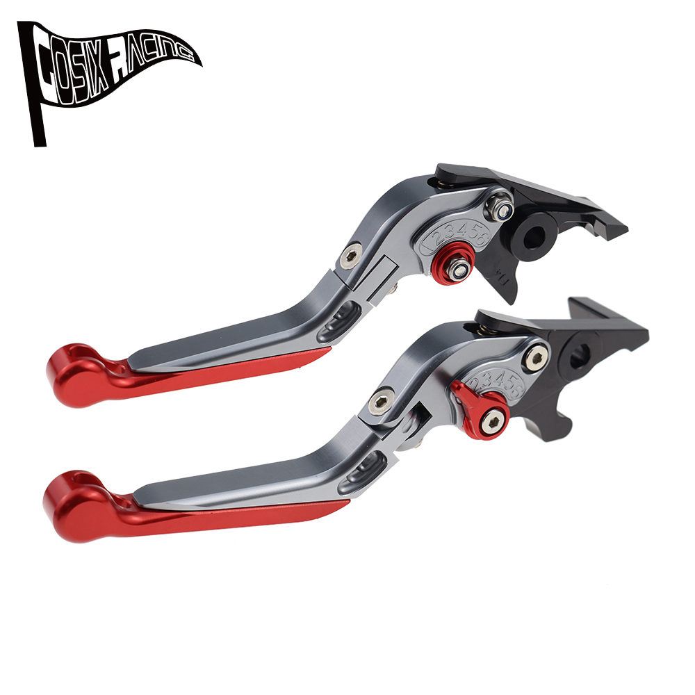 ชุดคันเบรกและคลัตช์แบบพับได้ ป - Cnc Aluminum Adjustable Brake Clutch Levers บทวิจารณ์และราคา