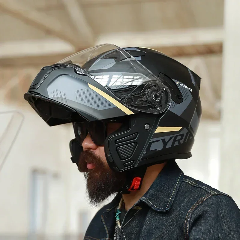 หมวกกันน็อคแบบพลิกขึ้นได้สำหรั - Modular Flip Up Motorcycle Helmet Dot Approved บทวิจารณ์และราคา