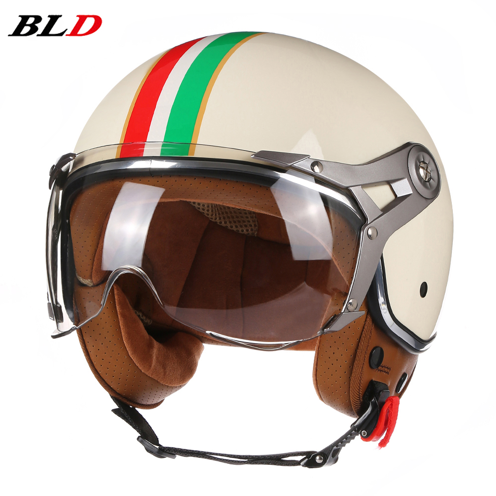 Vintage TT & COCASCOS หมวกกันน - Vintage Open Face Retro Helmet บทวิจารณ์และราคา