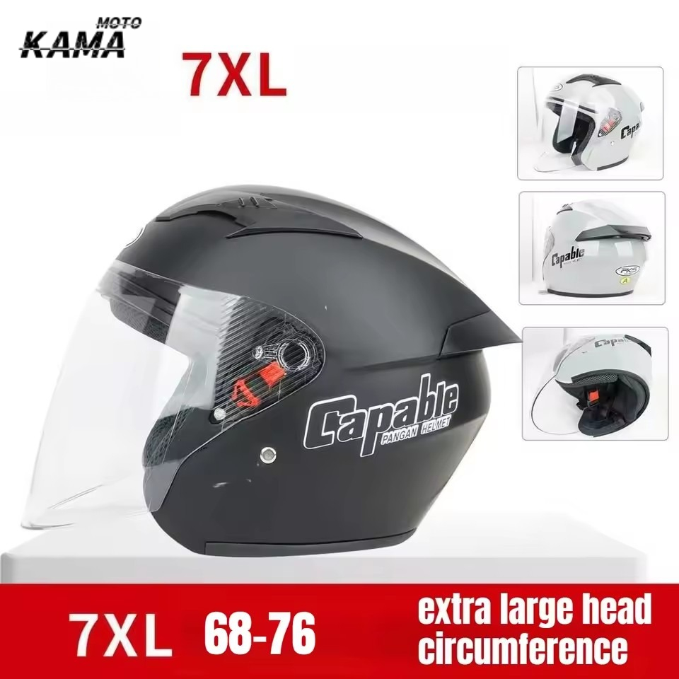 หมวกกันน็อคมอเตอร์ไซค์ขนาดใหญ่ - Dual Visor Motorcycle Racing Helmet บทวิจารณ์และราคา
