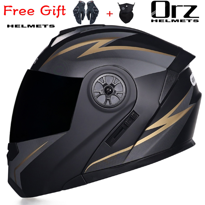 หมวกกันน็อคมอเตอร์ไซค์แบบพลิกไ - Modular Flip Up Motorcycle Helmet Dot Approved บทวิจารณ์และราคา