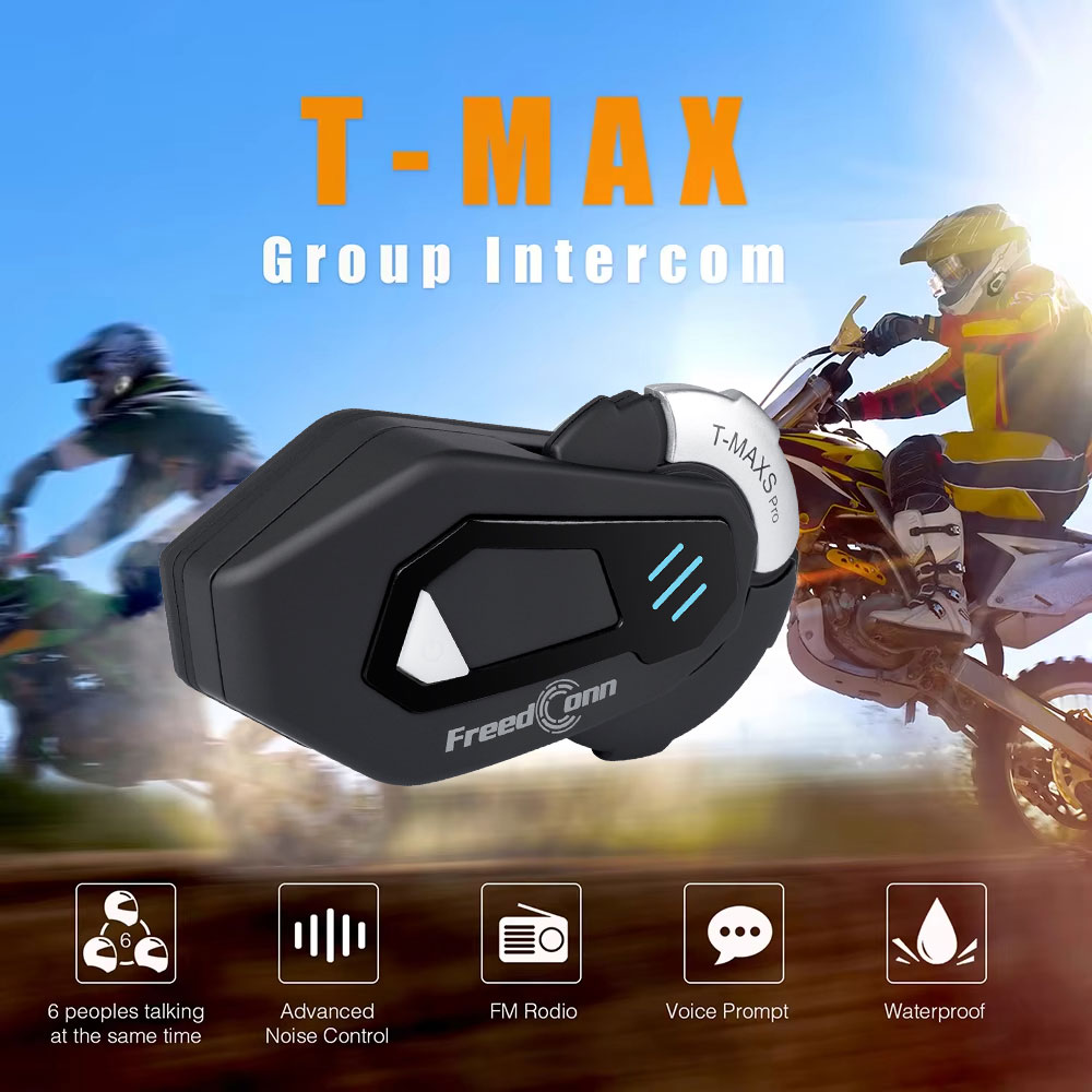 ชุดหูฟังบลูทูธสำหรับหมวกกันน็อ - Universal Motorcycle Helmet Intercom Headset บทวิจารณ์และราคา