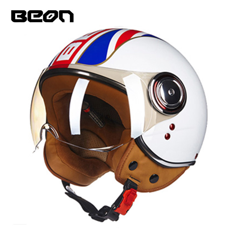 หมวกกันน็อคเปิดหน้า BEON 110B  - Vintage Open Face Retro Helmet บทวิจารณ์และราคา